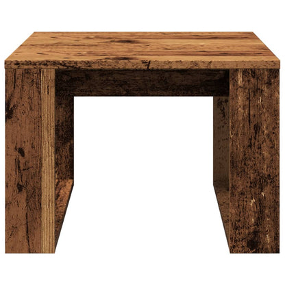 Tavolino Legno Antico 50x50x35 cm in Truciolato | homemem39