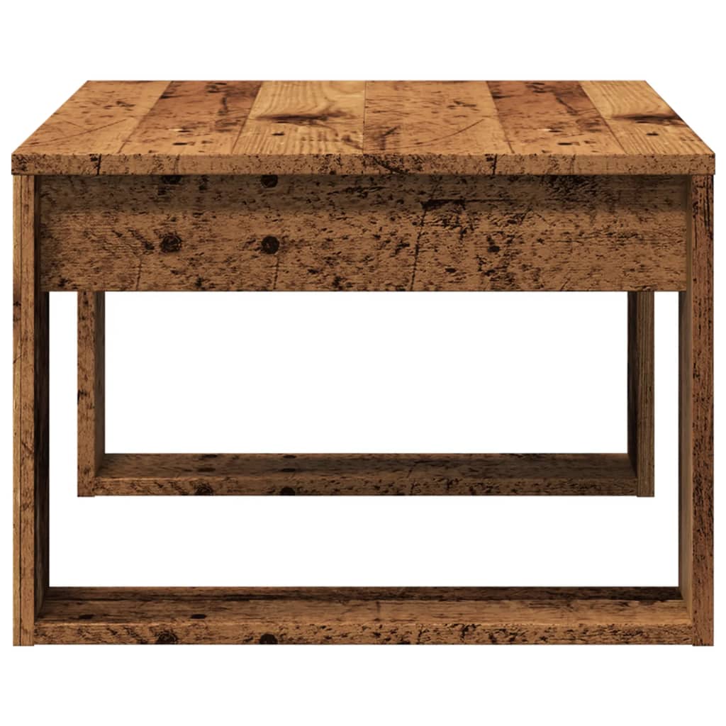 Tavolino Legno Antico 50x50x35 cm in Truciolato | homemem39