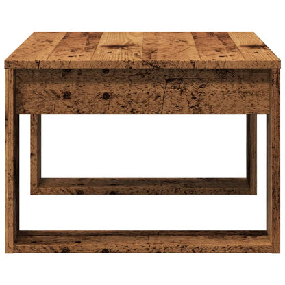 Tavolino Legno Antico 50x50x35 cm in Truciolato | homemem39