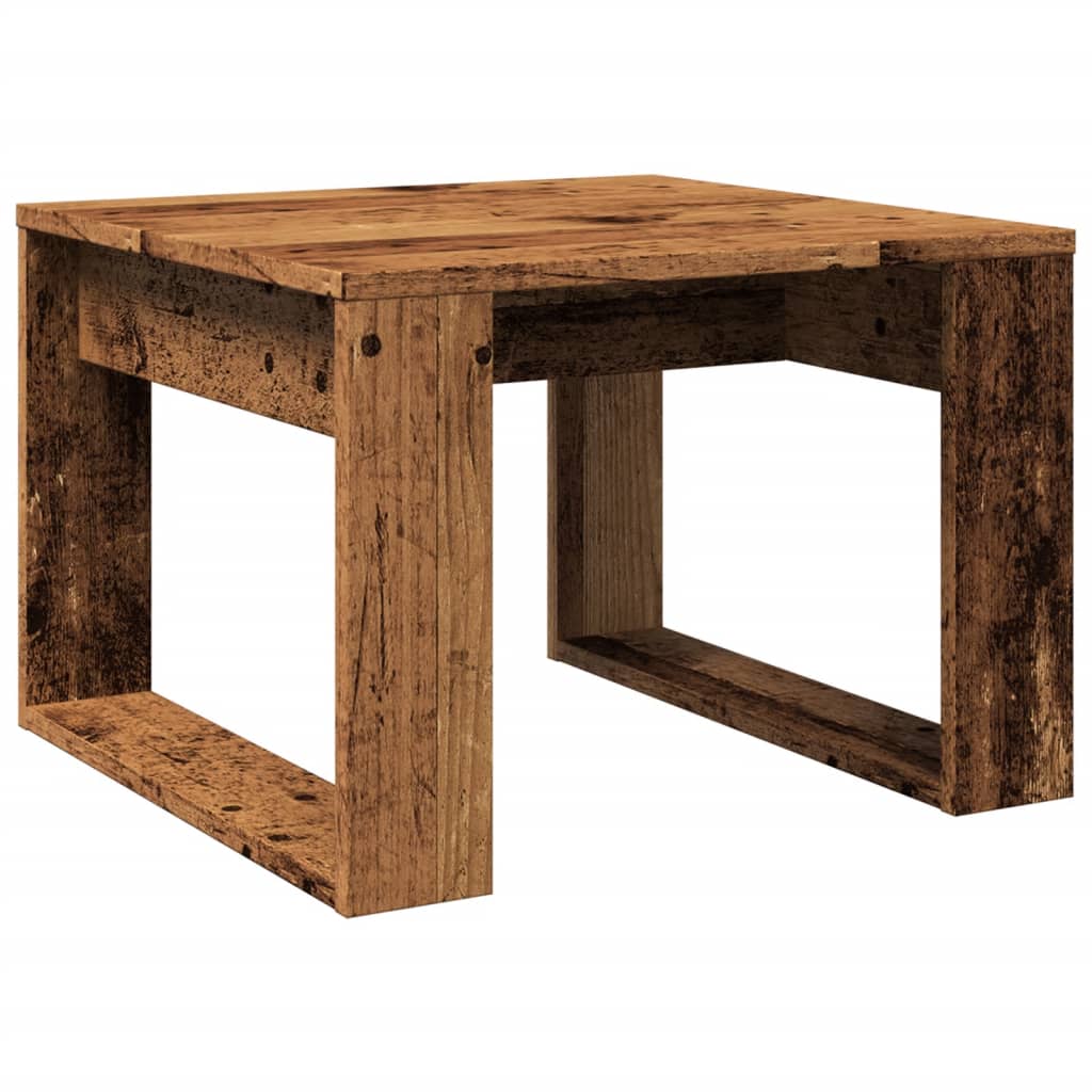 Tavolino Legno Antico 50x50x35 cm in Truciolato | homemem39
