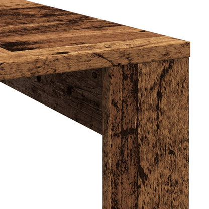 Tavolino Salotto Legno Antico 100x100x35 cm in Truciolato | homemem39