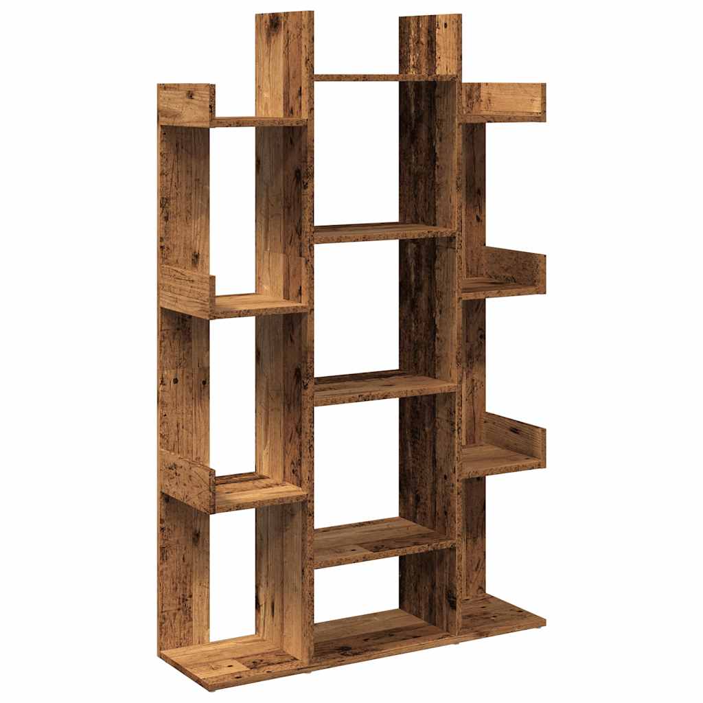 Libreria Legno Antico 86x25,5x140 cm in Legno Multistrato | homemem39