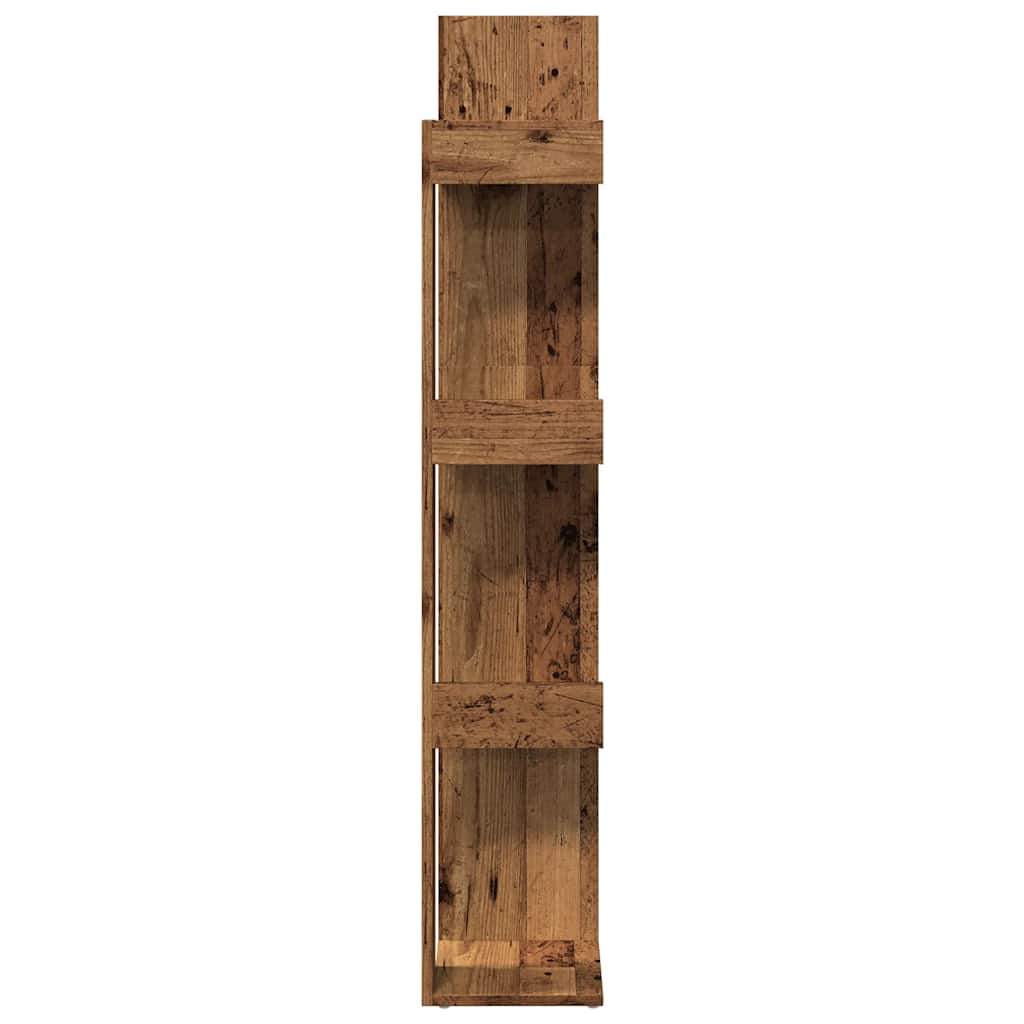 Libreria Legno Antico 86x25,5x140 cm in Legno Multistrato | homemem39