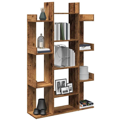 Libreria Legno Antico 86x25,5x140 cm in Legno Multistrato | homemem39