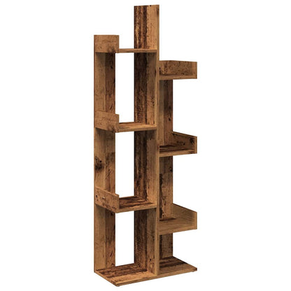 Libreria Legno Antico 48x25,5x140 cm in Legno Multistrato | homemem39