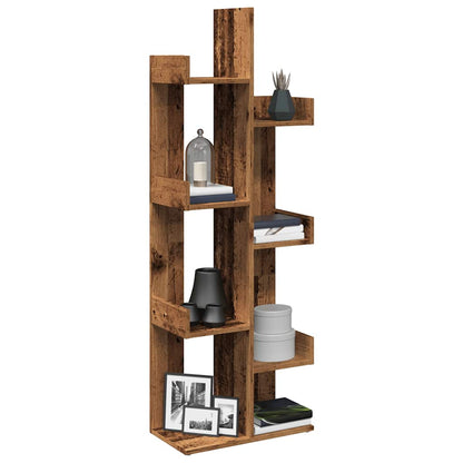 Libreria Legno Antico 48x25,5x140 cm in Legno Multistrato | homemem39