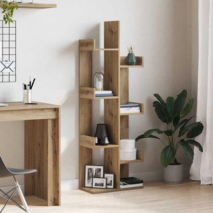 Libreria Rovere Artigianale 48x25,5x140 cm Legno Multistrato | homemem39