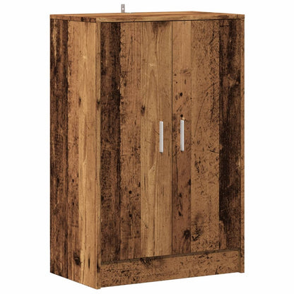 Scarpiera Legno Antico 60x35x92 cm in Legno Multistrato - homemem39