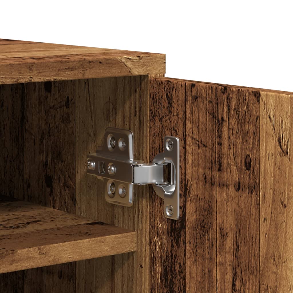 Scarpiera Legno Vecchio 60x35x70 cm in Legno Multistrato - homemem39