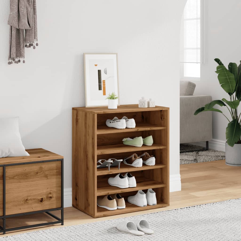 Scarpiera Rovere Artigianale 60x35x70 cm in Legno Multistrato - homemem39