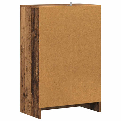 Scarpiera Legno Antico 60x35x92 cm in Legno Multistrato