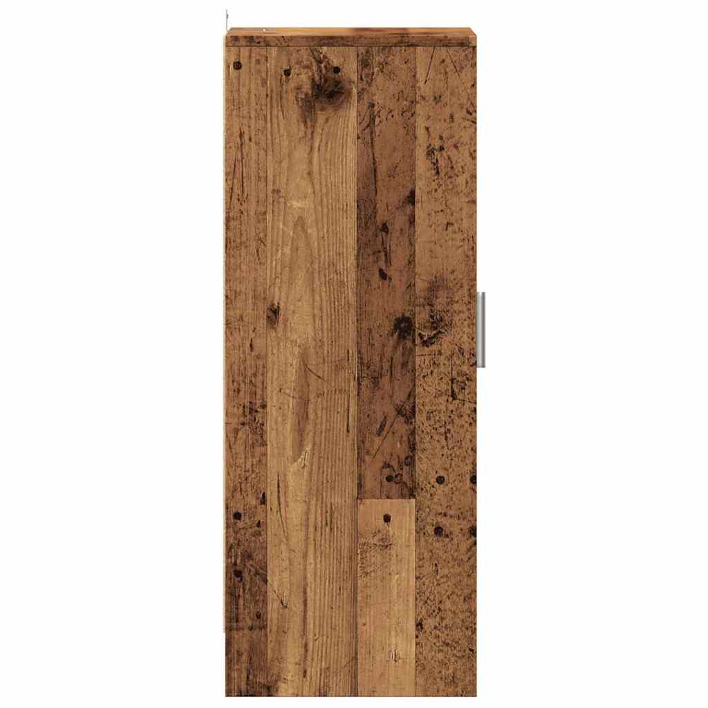 Scarpiera Legno Vecchio 32x35x92 cm in Legno Multistrato - homemem39