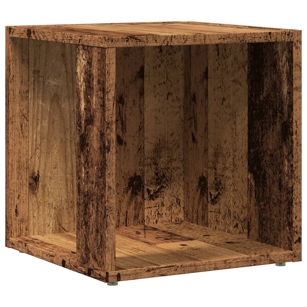Tavolino Legno Antico 33x33x34 cm in Legno Multistrato | homemem39