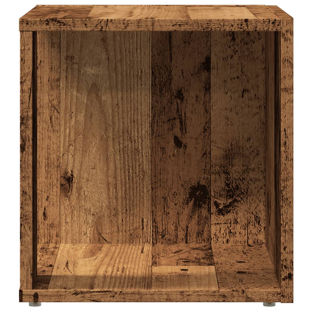 Tavolino Legno Antico 33x33x34 cm in Legno Multistrato | homemem39