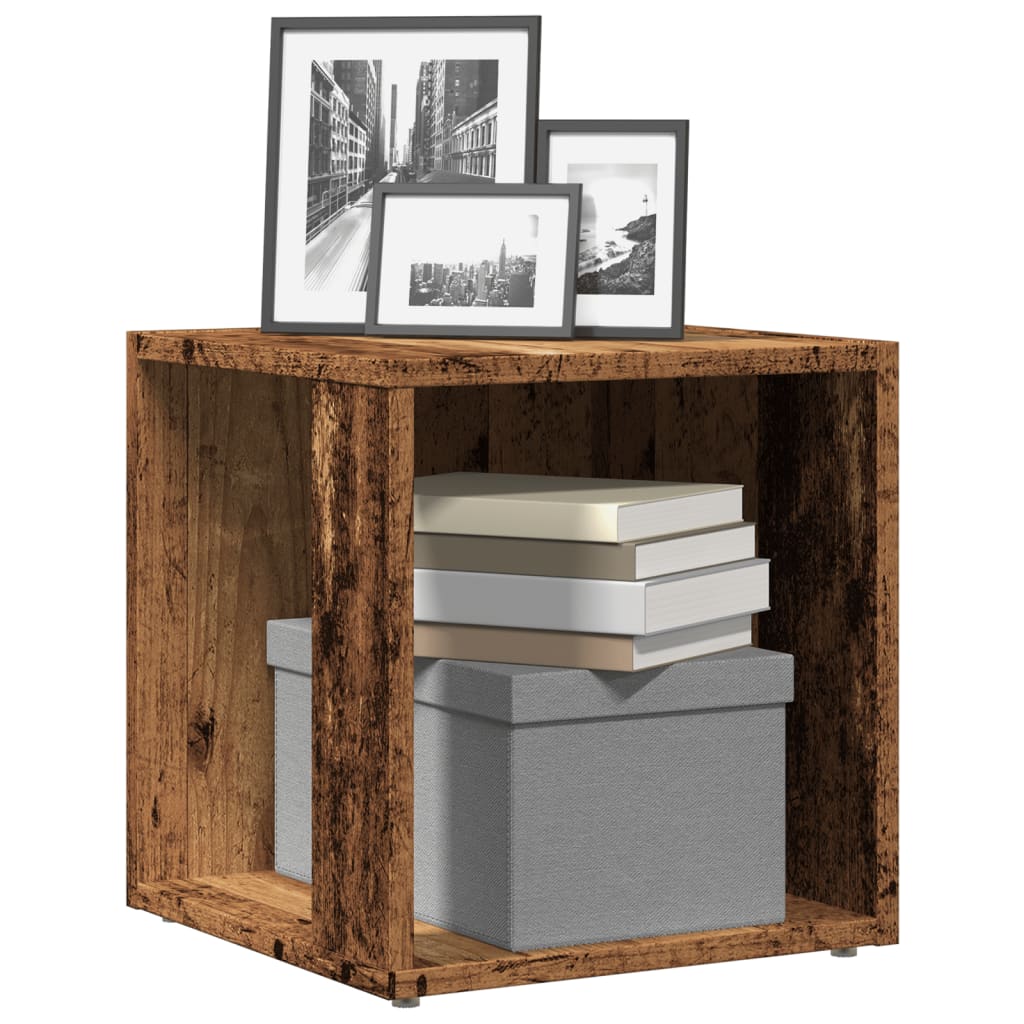 Tavolino Legno Antico 33x33x34 cm in Legno Multistrato | homemem39