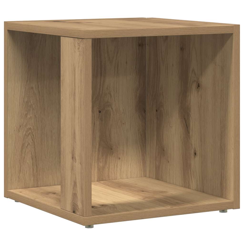 Tavolino da Salotto Rovere Artigianale 33x33x34cm in Truciolato | homemem39