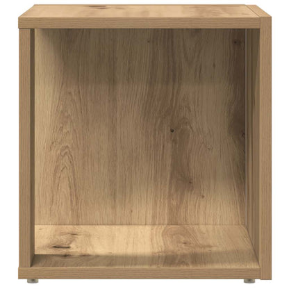 Tavolino da Salotto Rovere Artigianale 33x33x34cm in Truciolato | homemem39