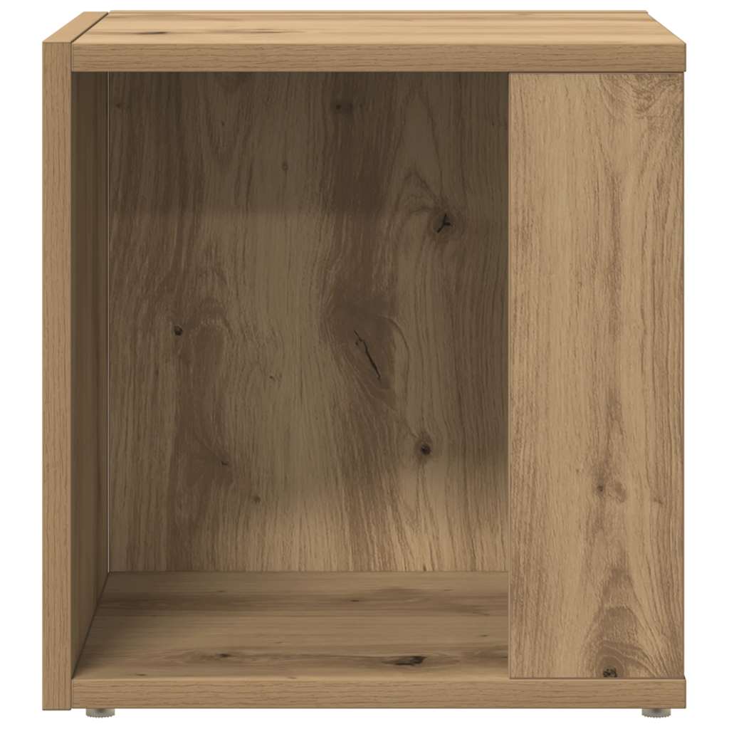 Tavolino da Salotto Rovere Artigianale 33x33x34cm in Truciolato