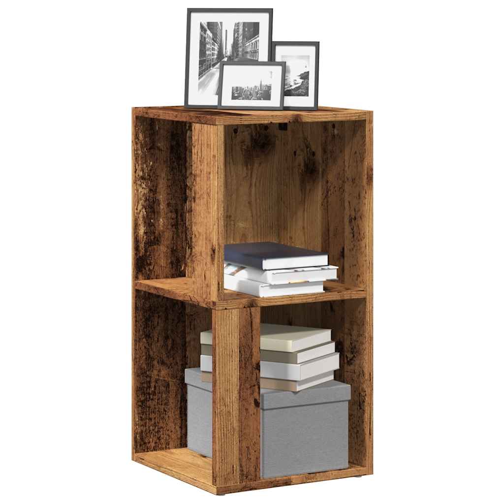 Mobile Angolare Legno Antico 33x33x67 cm in Truciolato | homemem39