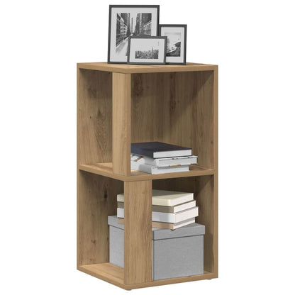 Mobile Angolare Rovere Artigianale 33x33x67 cm in Truciolato | homemem39