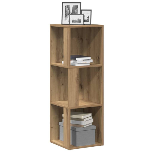 Mobile Angolare Rovere Artigianale 33x33x100 cm in Truciolato