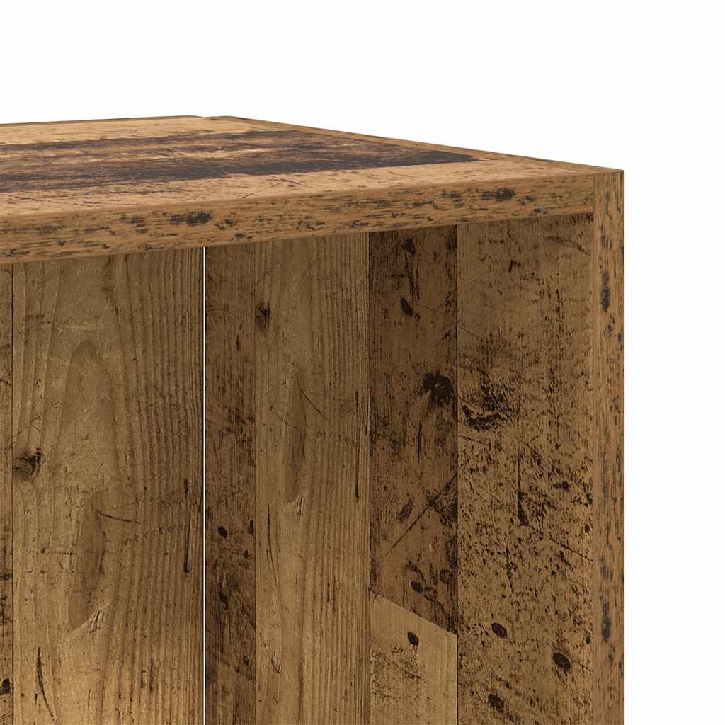 Scaffale Angolare Legno Vecchio 33x33x132 cm in Truciolato | homemem39