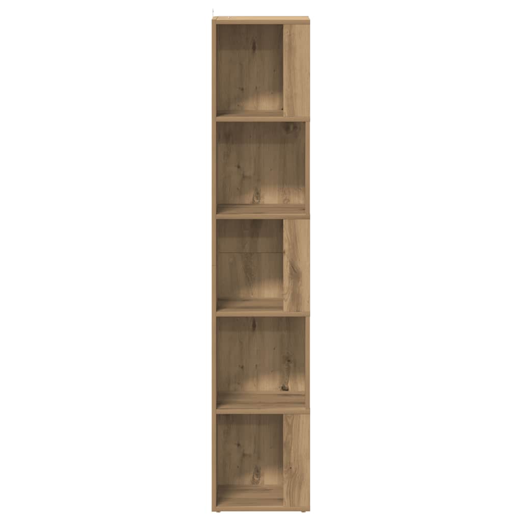 Mobile Angolare Rovere Artigianale 33x33x165 cm in Truciolato | homemem39