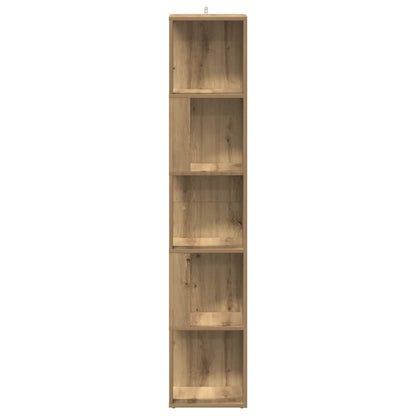 Mobile Angolare Rovere Artigianale 33x33x165 cm in Truciolato