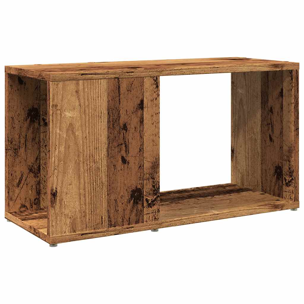 Mobile Porta TV Legno Antico 60x24x32 cm in Truciolato
