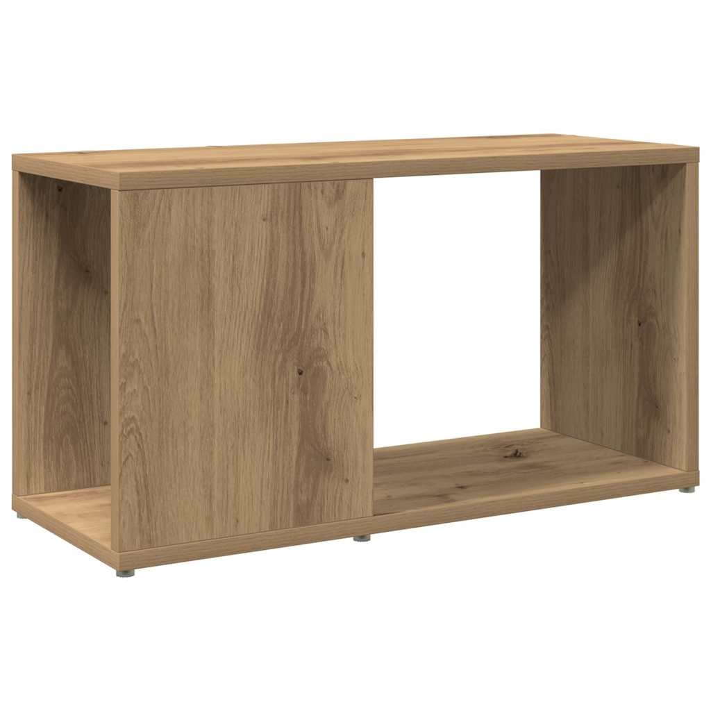 Mobile Porta TV Rovere Artigianale 60x24x32 cm in Truciolato