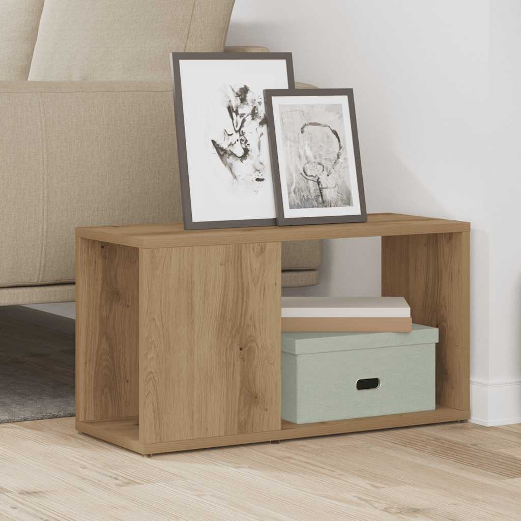 Mobile Porta TV Rovere Artigianale 60x24x32 cm in Truciolato