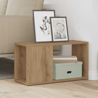 Mobile Porta TV Rovere Artigianale 60x24x32 cm in Truciolato