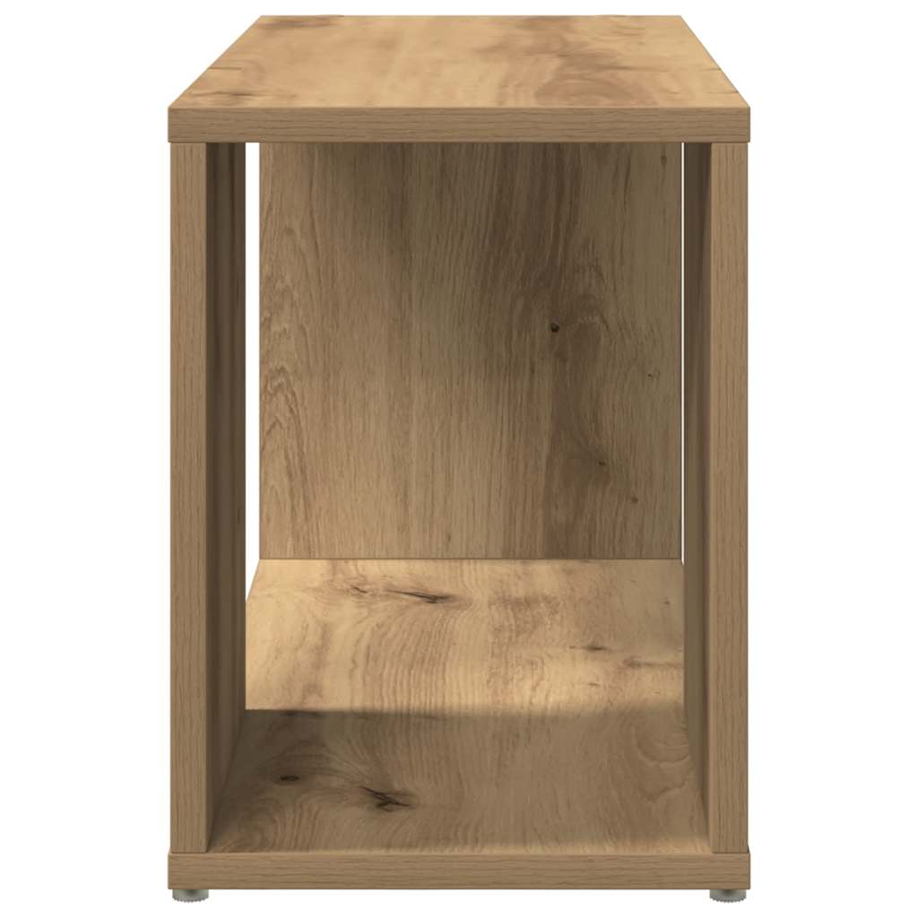 Mobile Porta TV Rovere Artigianale 60x24x32 cm in Truciolato