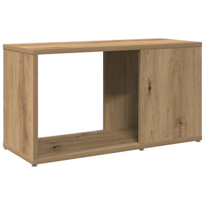 Mobile Porta TV Rovere Artigianale 60x24x32 cm in Truciolato | homemem39