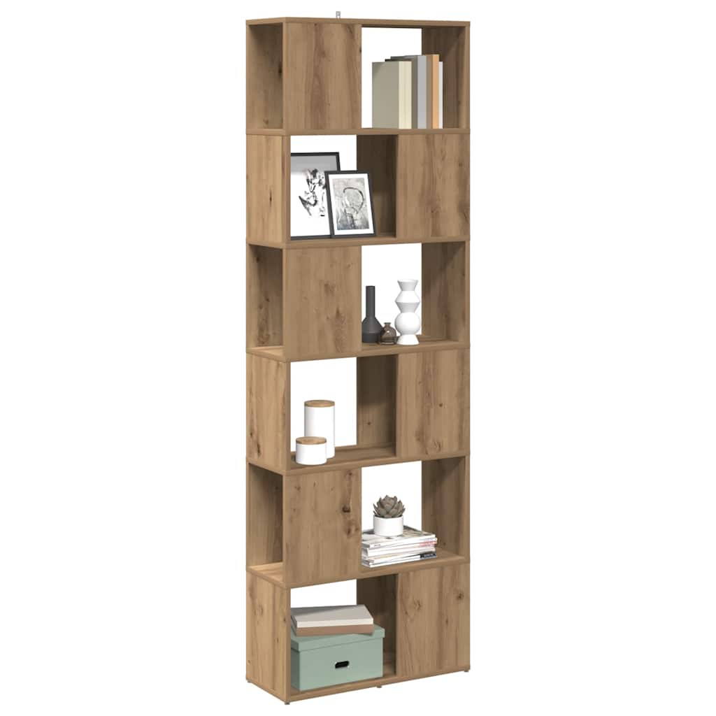 Libreria/Divisorio Stanza Rovere Artigianale 60x24x186 cm
