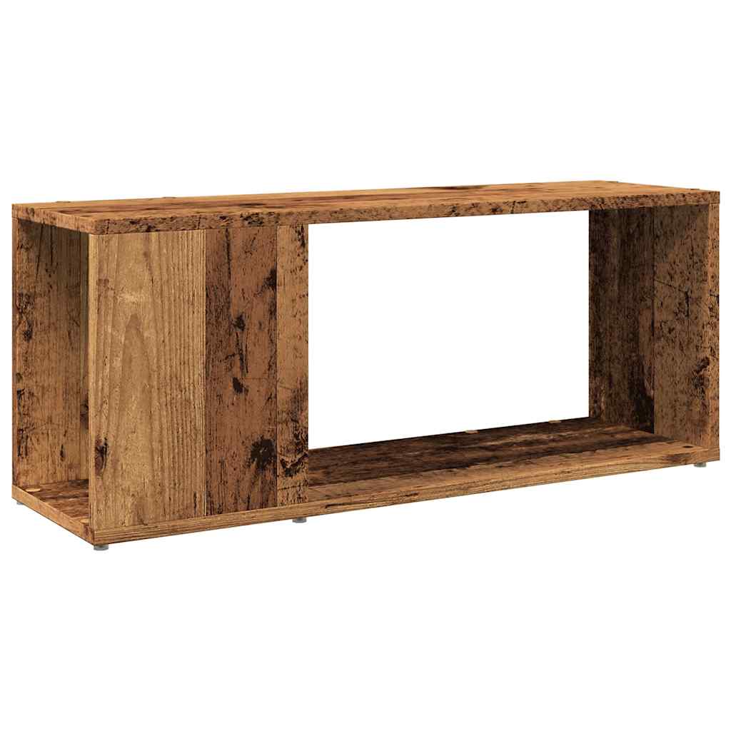 Mobile Porta TV Legno Vecchio 80x24x32 cm in Legno Multistrato | homemem39