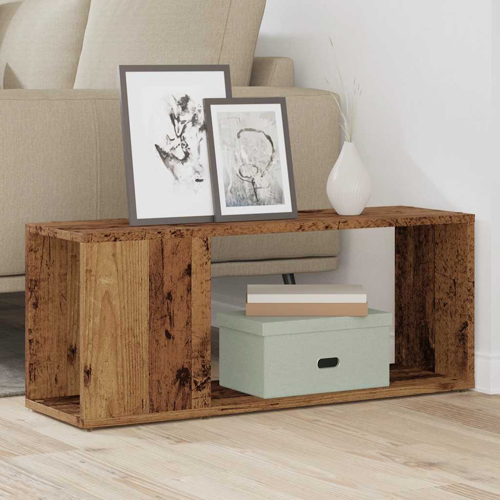 Mobile Porta TV Legno Vecchio 80x24x32 cm in Legno Multistrato | homemem39