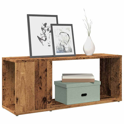 Mobile Porta TV Legno Vecchio 80x24x32 cm in Legno Multistrato | homemem39