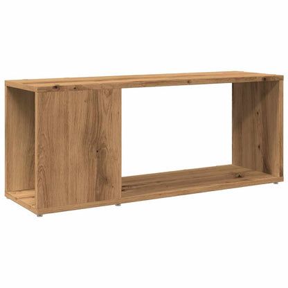 Mobile Porta TV Rovere Artigianale 80x24x32cm Legno Multistrato