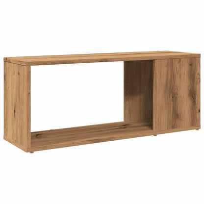 Mobile Porta TV Rovere Artigianale 80x24x32cm Legno Multistrato