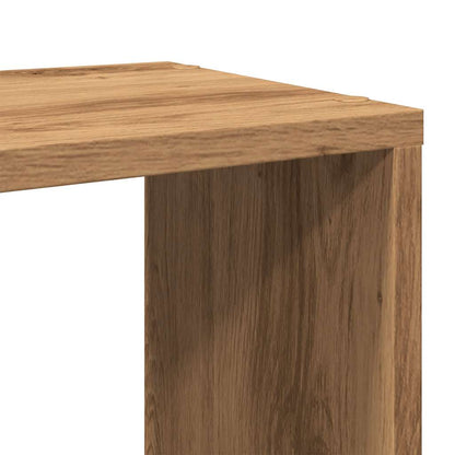 Mobile Porta TV Rovere Artigianale 80x24x32cm Legno Multistrato