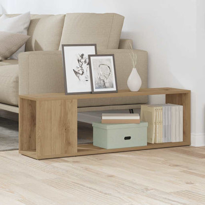 Mobile TV Rovere Artigianale 100x24x32 cm in Legno Multistrato | homemem39