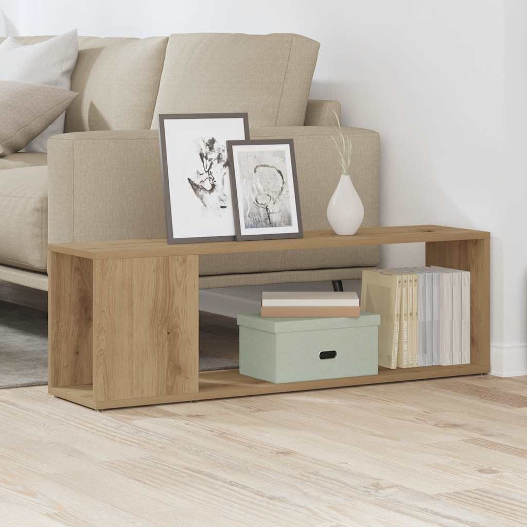 Mobile TV Rovere Artigianale 100x24x32 cm in Legno Multistrato