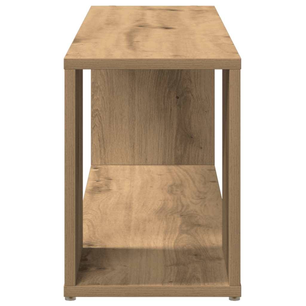 Mobile TV Rovere Artigianale 100x24x32 cm in Legno Multistrato