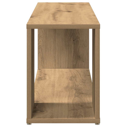 Mobile TV Rovere Artigianale 100x24x32 cm in Legno Multistrato