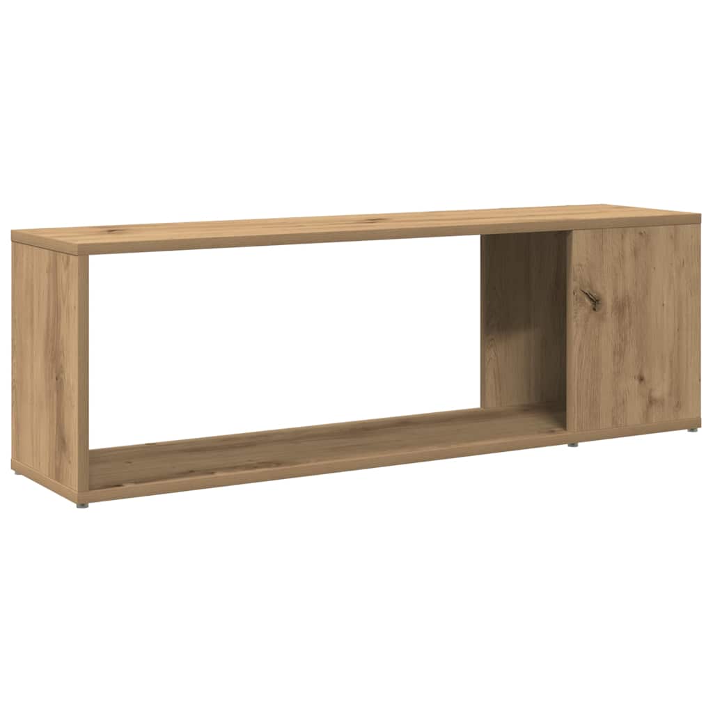 Mobile TV Rovere Artigianale 100x24x32 cm in Legno Multistrato