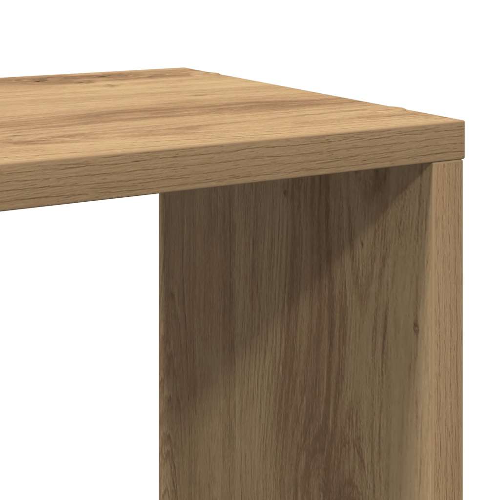 Mobile TV Rovere Artigianale 100x24x32 cm in Legno Multistrato