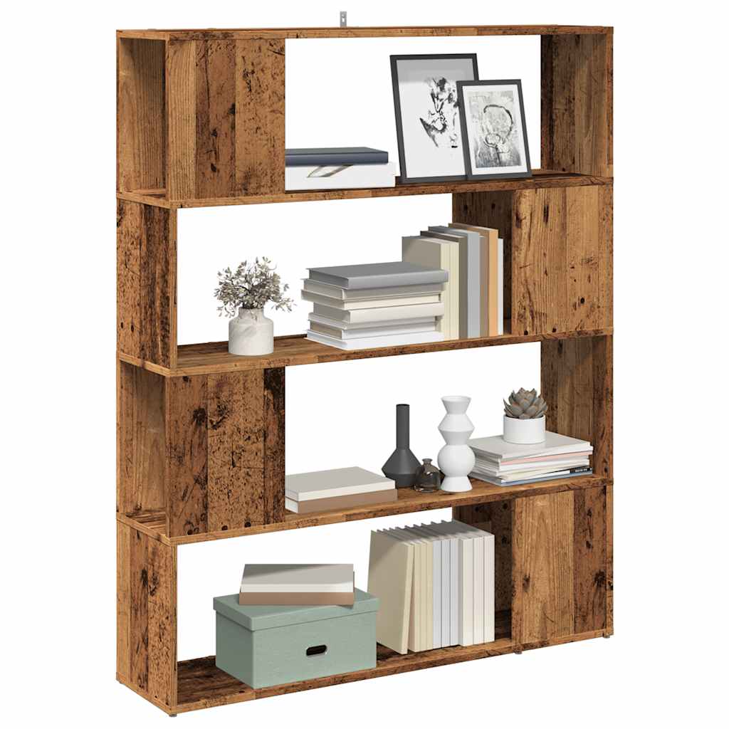 Libreria/Divisorio in Legno Vecchio 100x24x124,5 cm | homemem39