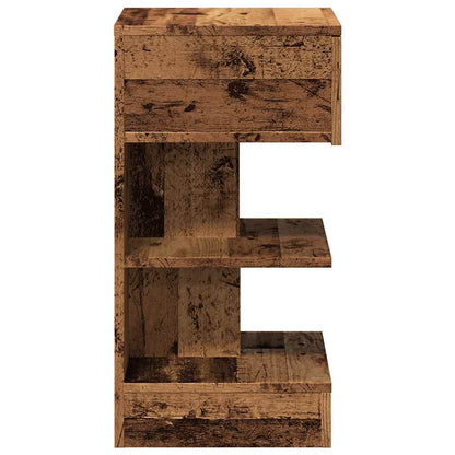 Comodino in Legno Vecchio 40x35x65 cm in Legno Multistrato - homemem39