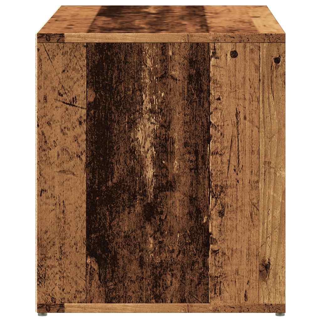 Panca Ingresso 80x40x45 cm Legno Vecchio Legno Multistrato | homemem39